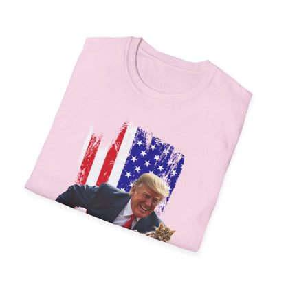 Trump Saving Our Cats Patriotic Tshirt