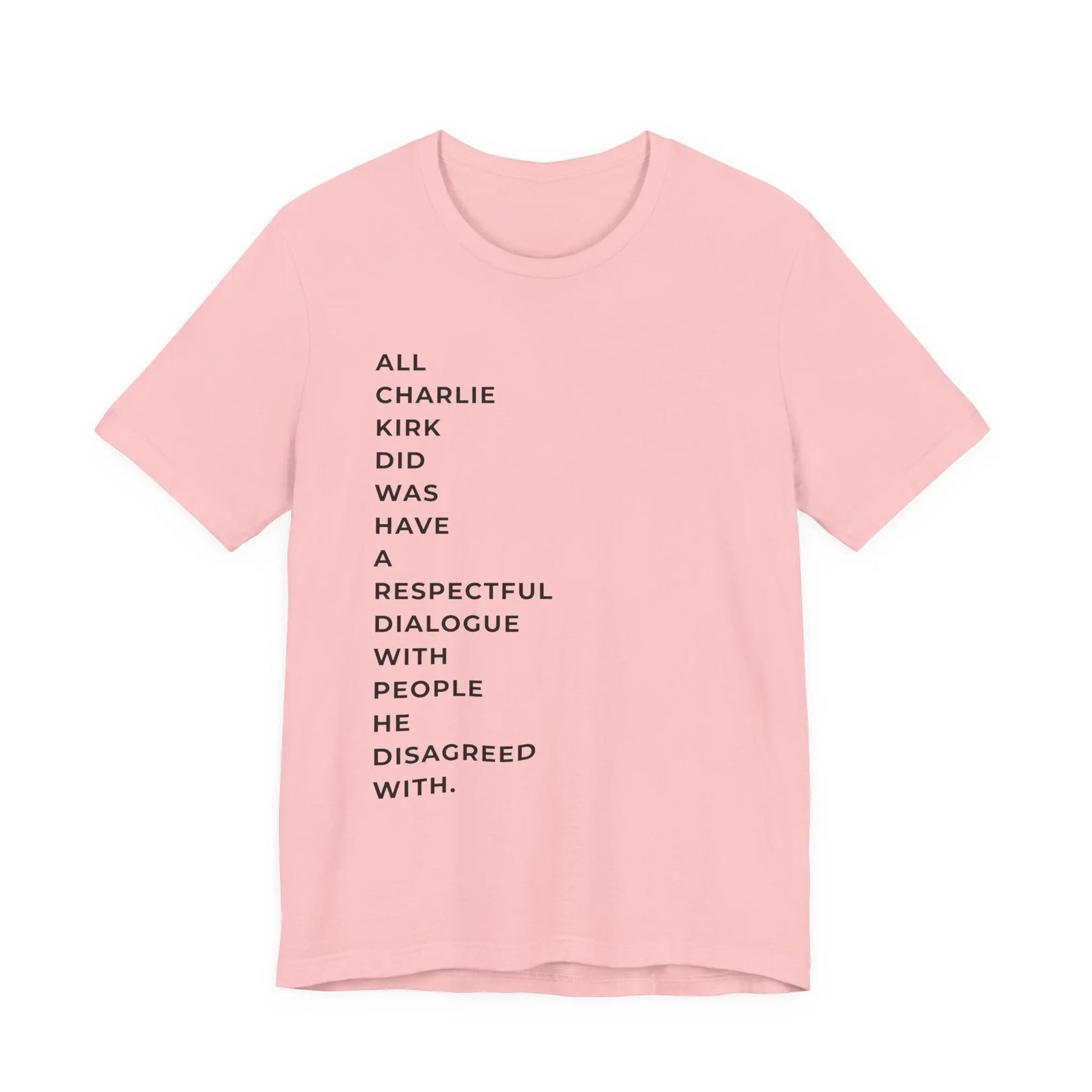 American Patriot Charlie Kirk Shirt, Unisex Tee for Rip Charlie Kirk Supporters, Political Activist Gift, Red White Blue Tee, Conservative - Galvaleos