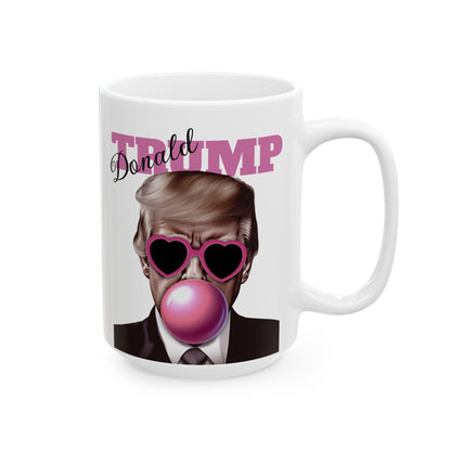 Funny Trump Mug, Trump Daddy Ceramic Mug, Christmas Gift for Trump Fans, Trump Bubble Gum, 11oz 15oz Mug, Political Gift, Unique Mug - Galvaleos Galvaleos Galvaleos 11oz Printify Mug Funny Trump Mug, Trump Daddy Ceramic Mug, Christmas Gift for Trump Fans, Trump Bubble Gum, 11oz 15oz Mug, Political Gift, Unique Mug