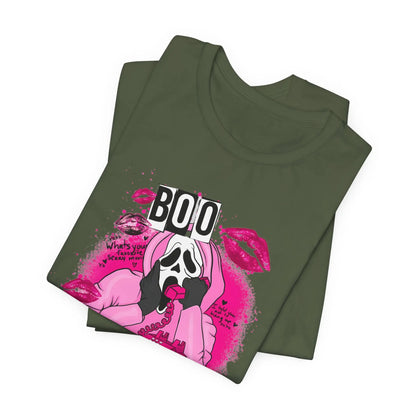 Funny Halloween Unisex Tee, Boo You Whore Shirt, Halloween Costume Top, Halloween Party Tee, Halloween Graphic Tee Printify