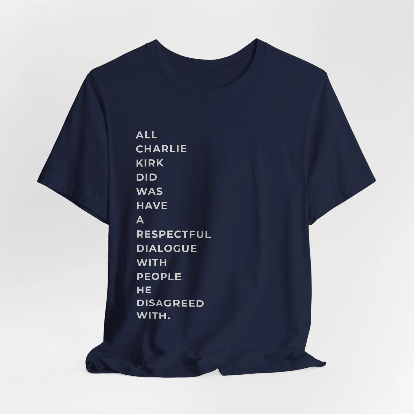 American Patriot Charlie Kirk Shirt, Unisex Tee for Rip Charlie Kirk Supporters, Political Activist Gift, Red White Blue Tee, Conservative - Galvaleos