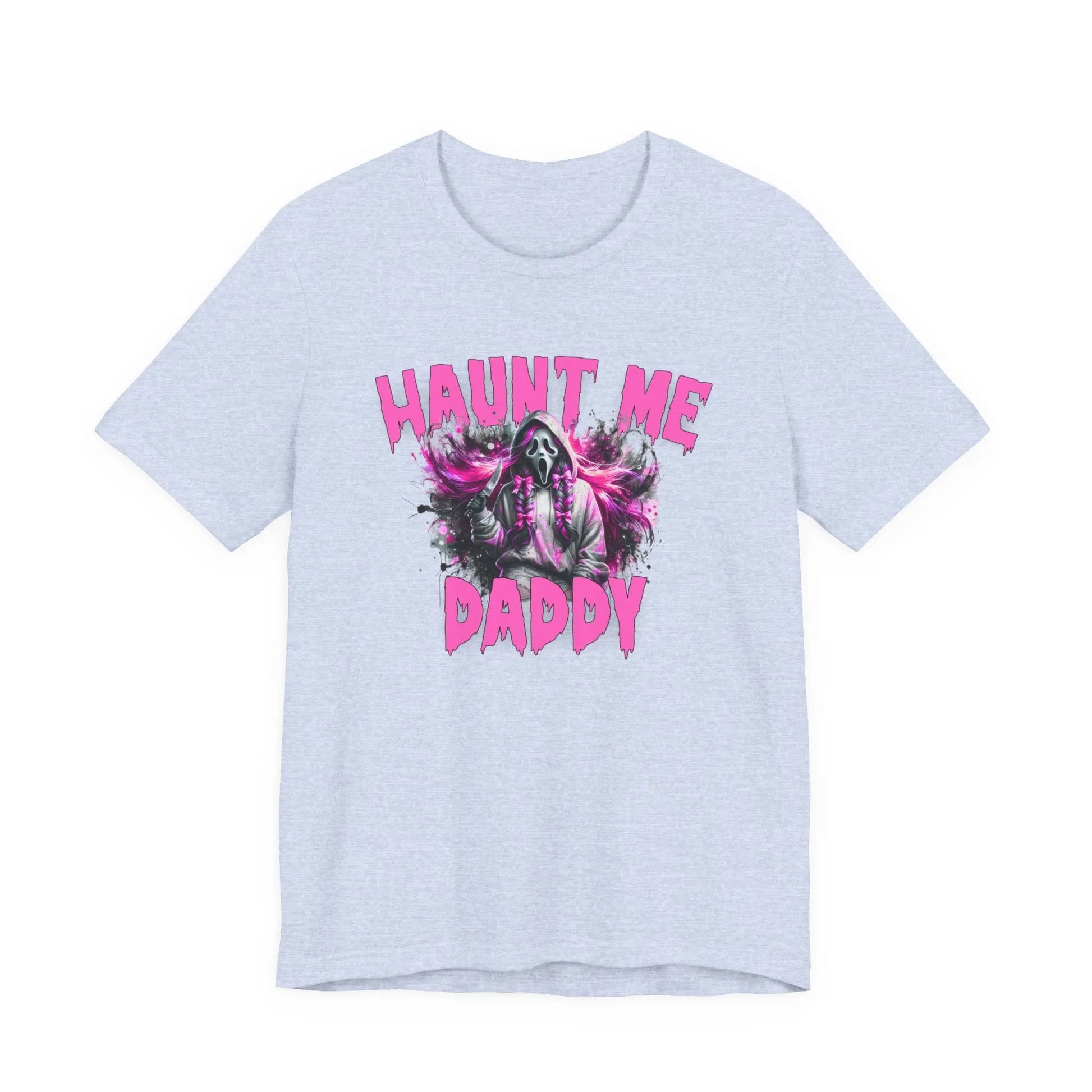Funny Halloween Unisex Tee, Haunt Me Daddy Shirt, Fall Vibes, Halloween Costume, Spooky Graphic Shirt, Halloween Outfit Printify