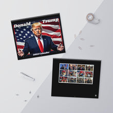 Wall Calendar Trump and Cats 2025 - Galvaleos Galvaleos Galvaleos 14" x 11.5" / Glossy Printify Calendar Wall Calendar Trump and Cats 2025