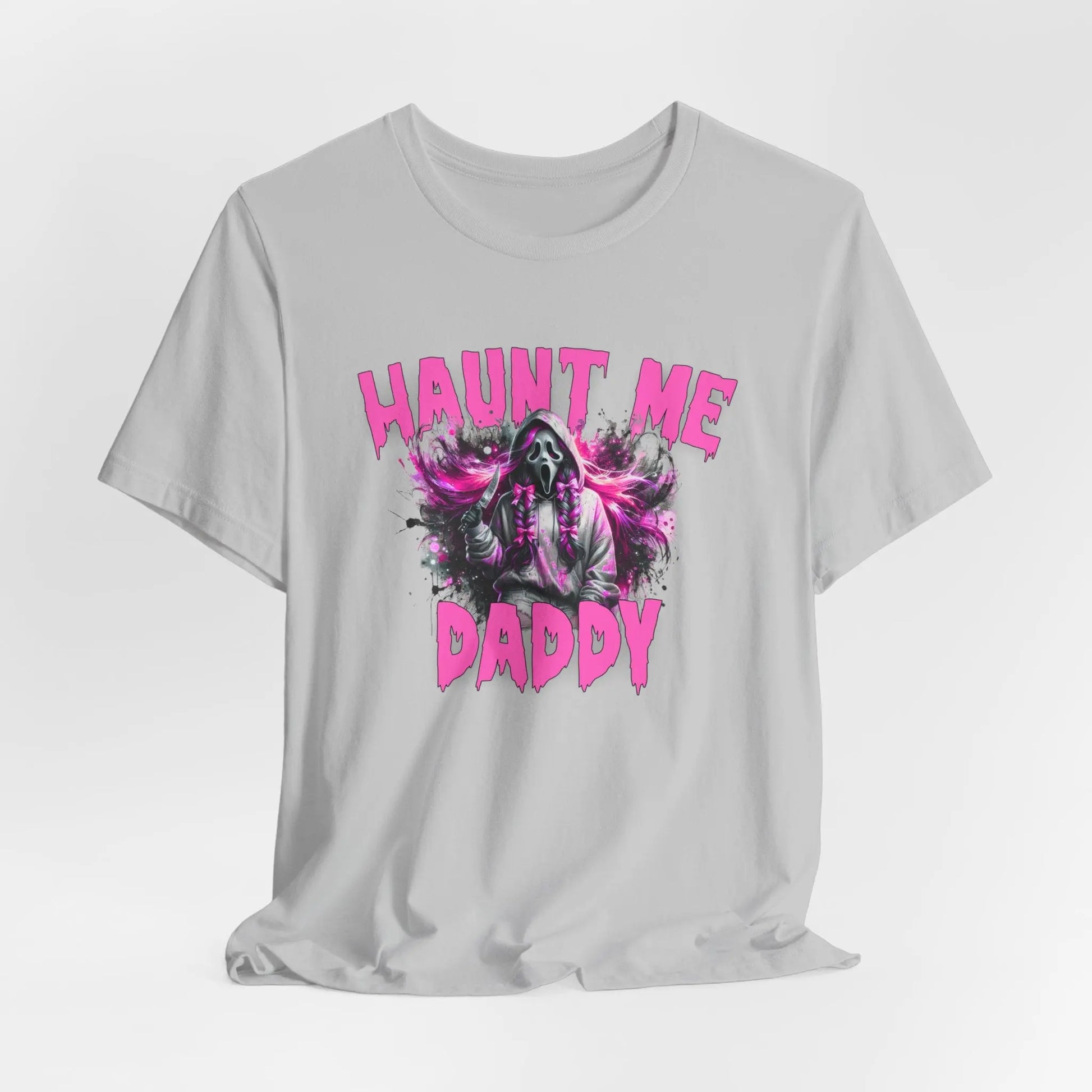 Funny Halloween Unisex Tee, Haunt Me Daddy Shirt, Fall Vibes, Halloween Costume, Spooky Graphic Shirt, Halloween Outfit Printify