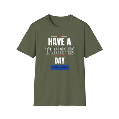 Have A Tariff-ic Day Unisex Softstyle T-Shirt, Liberation Day Tee, Patriotic Shirt, Independence Day Shirt - Galvaleos