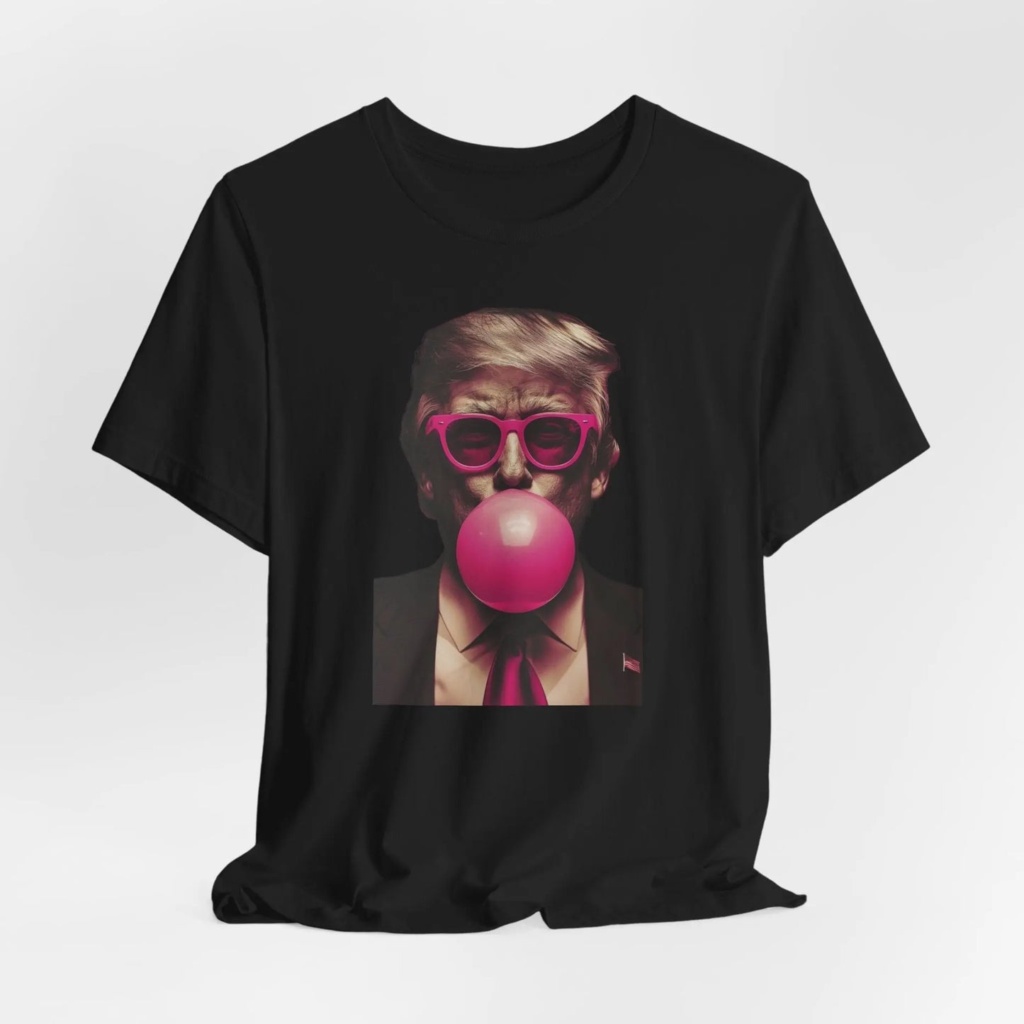 Trump Pink Bubble Gum Tshirt Printify