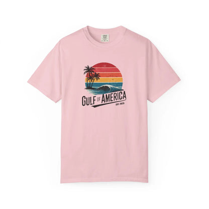 Gulf of America Garment-Dyed T-shirt, Beach Vibes Tee, Summer Apparel, Travel Shirt, Vacation Gift, Unisex Style Printify