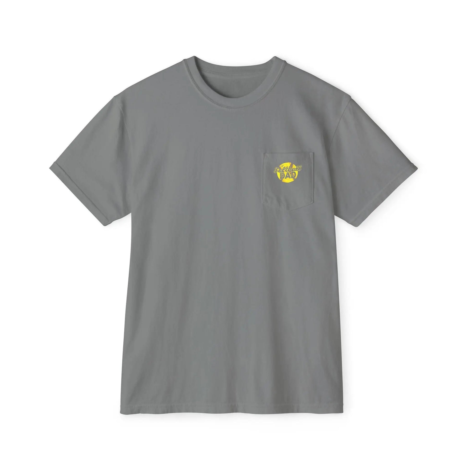 Softball Dad Pocket T-Shirt, Unisex Athletic Tee, Fun Gift for Sports Lovers, Father's Day Shirt, Casual Everyday Wear Printify