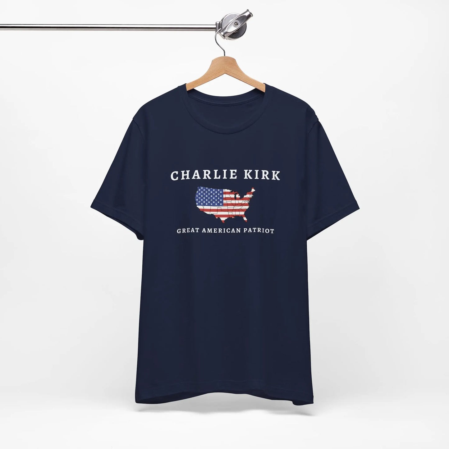 Charlie Kirk Tribute Shirt, Great American Patriot Top, RIP Charlie Kirk Memorial Shirt, USA Hero Apparel Printify
