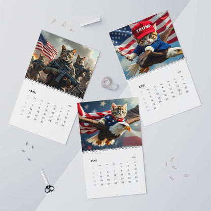 2025 Trump MAGA Cat Calendar, Copy of Donald J Trumps Signature, 2025 Wall Calendar, Desk Calendar, Yearly Planner, Office Decor - Galvaleos Galvaleos Galvaleos 11" x 8.5" / Matte Printify Calendar 2025 Trump MAGA Cat Calendar, Copy of Donald J Trumps Signature, 2025 Wall Calendar, Desk Calendar, Yearly Planner, Office Decor