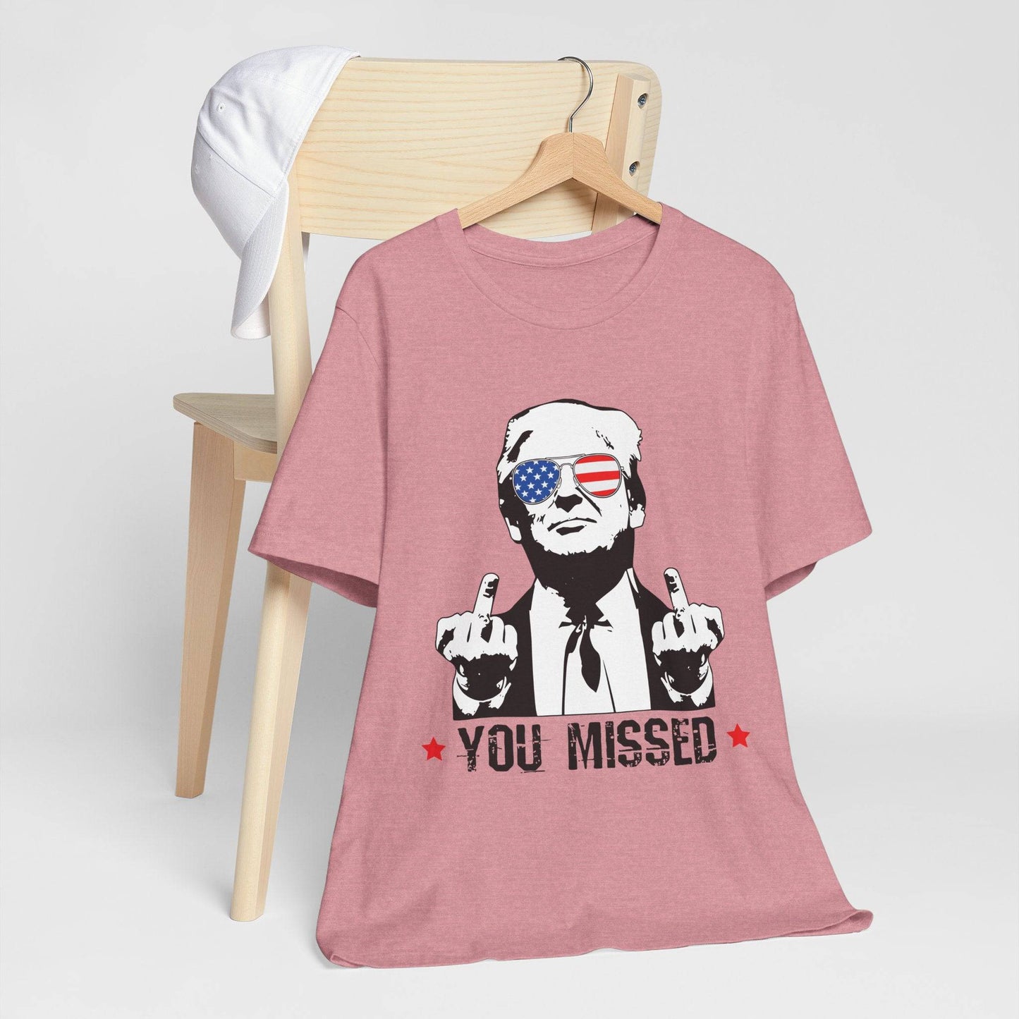 Trump MAGA You Missed, Bella and Canvas Tshirt