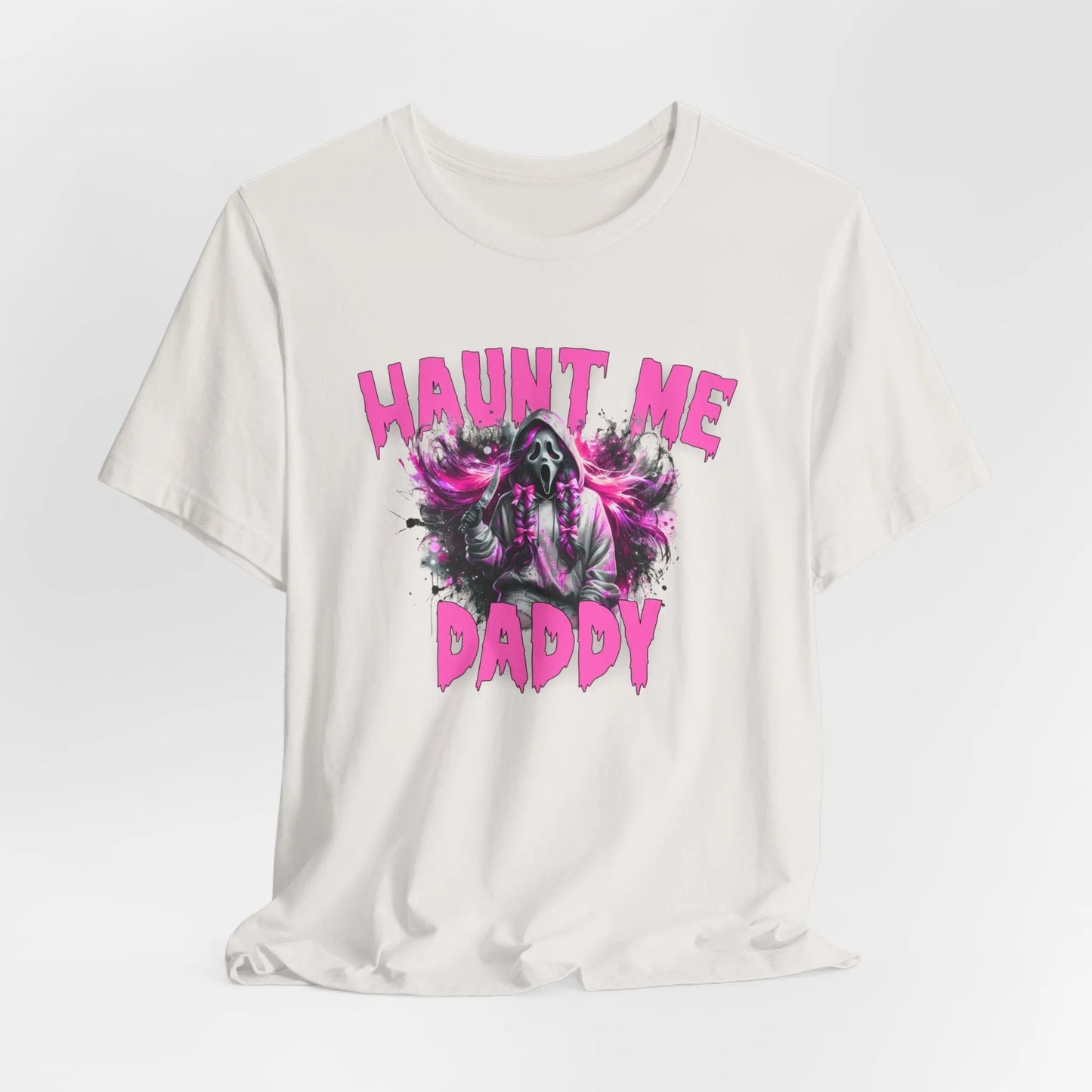 Funny Halloween Unisex Tee, Haunt Me Daddy Shirt, Fall Vibes, Halloween Costume, Spooky Graphic Shirt, Halloween Outfit Printify