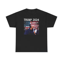 FIGHT! Trump Keeps fighting Unisex Heavy Cotton Tee - Galvaleos Galvaleos Galvaleos Black / S Printify T-Shirt FIGHT! Trump Keeps fighting Unisex Heavy Cotton Tee