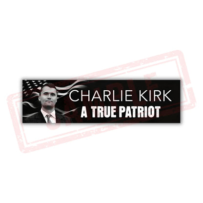 Charlie Kirk Tribute Bumper Stickers Galvaleos