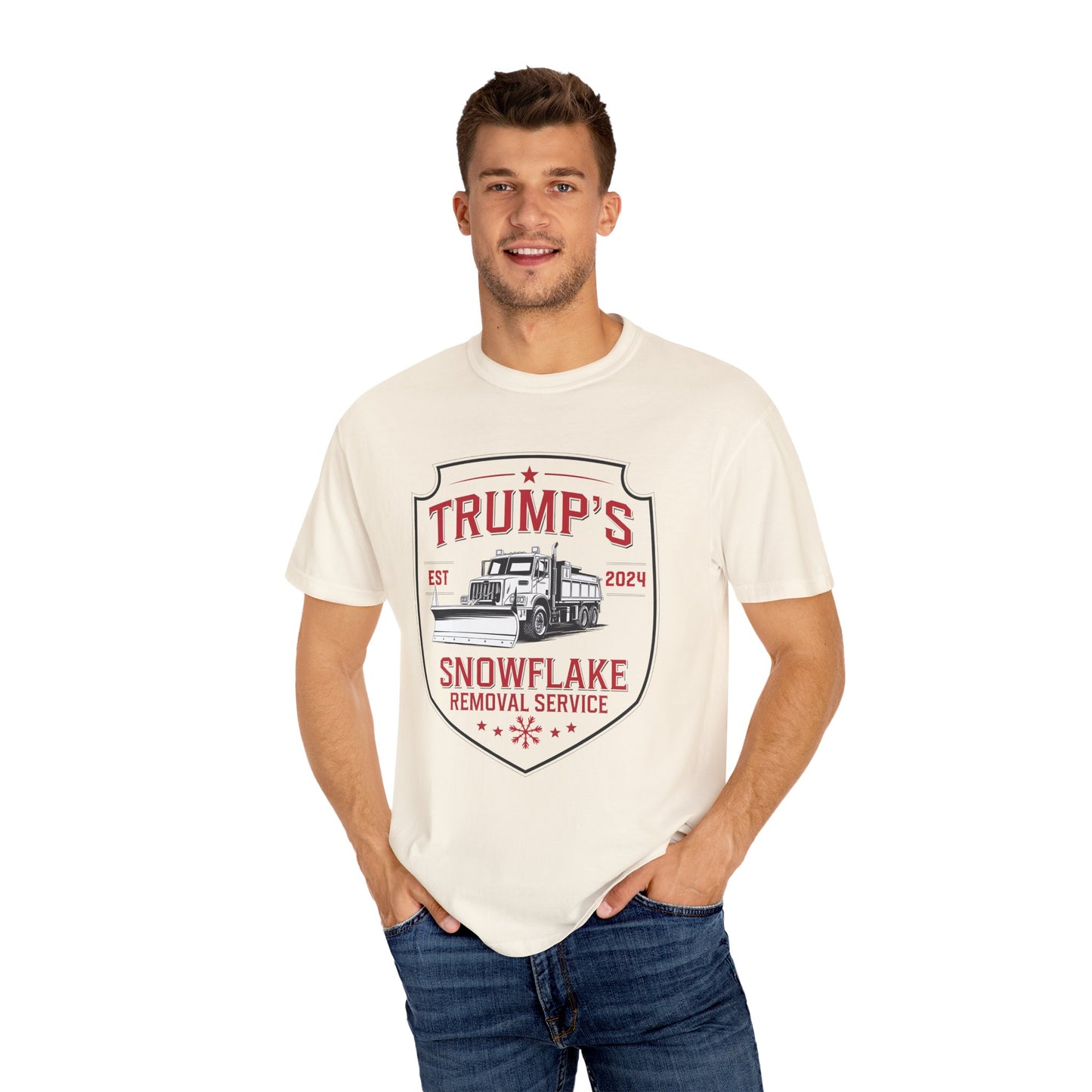 Trumps Snowflake Removal Service, Comfort Colors Garment-Dyed T-shirt