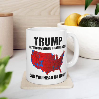 Trump Landslide Map Mug