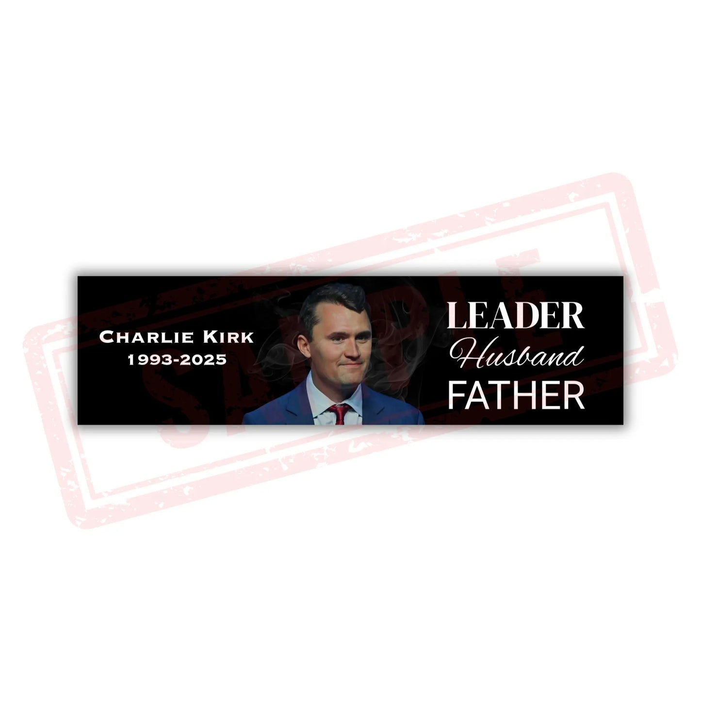 Charlie Kirk Tribute Bumper Stickers Galvaleos