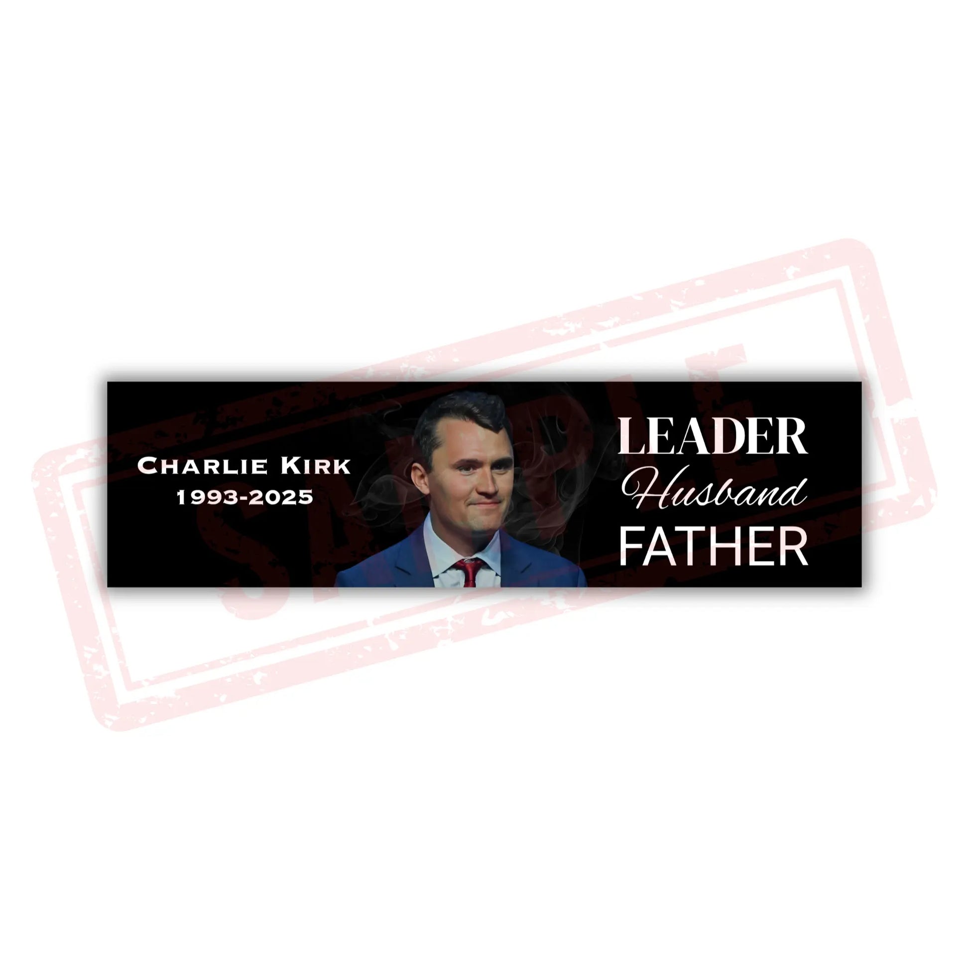 Charlie Kirk Tribute Bumper Stickers Galvaleos