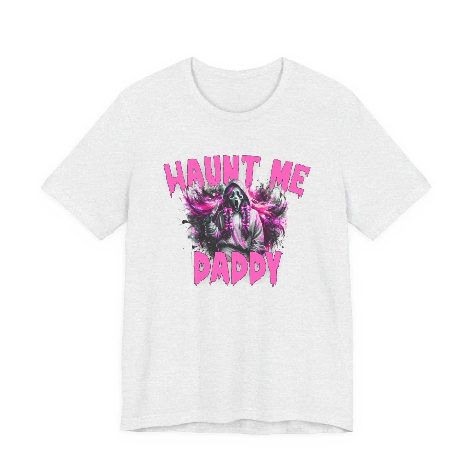 Funny Halloween Unisex Tee, Haunt Me Daddy Shirt, Fall Vibes, Halloween Costume, Spooky Graphic Shirt, Halloween Outfit Printify