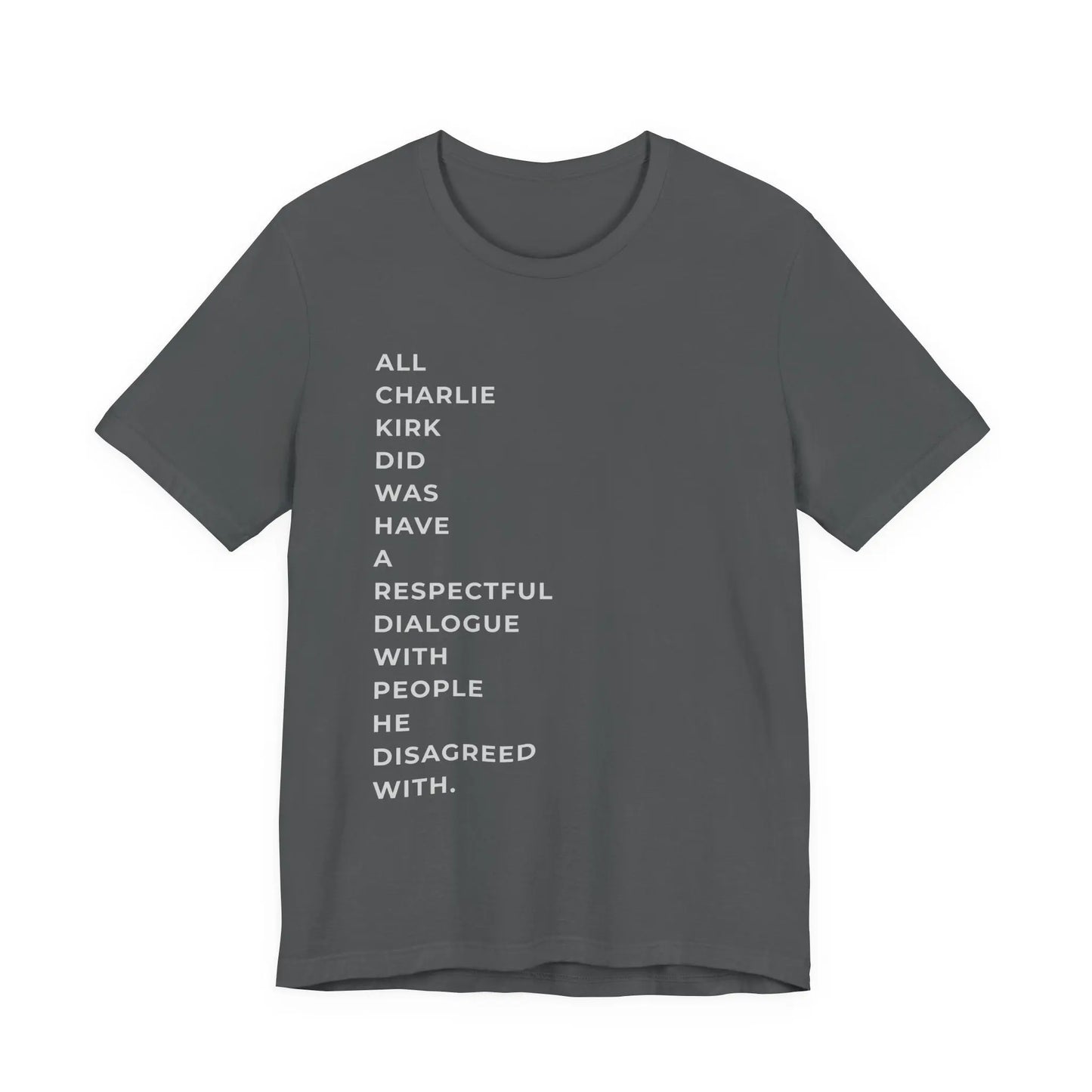 American Patriot Charlie Kirk Shirt, Unisex Tee for Rip Charlie Kirk Supporters, Political Activist Gift, Red White Blue Tee, Conservative - Galvaleos
