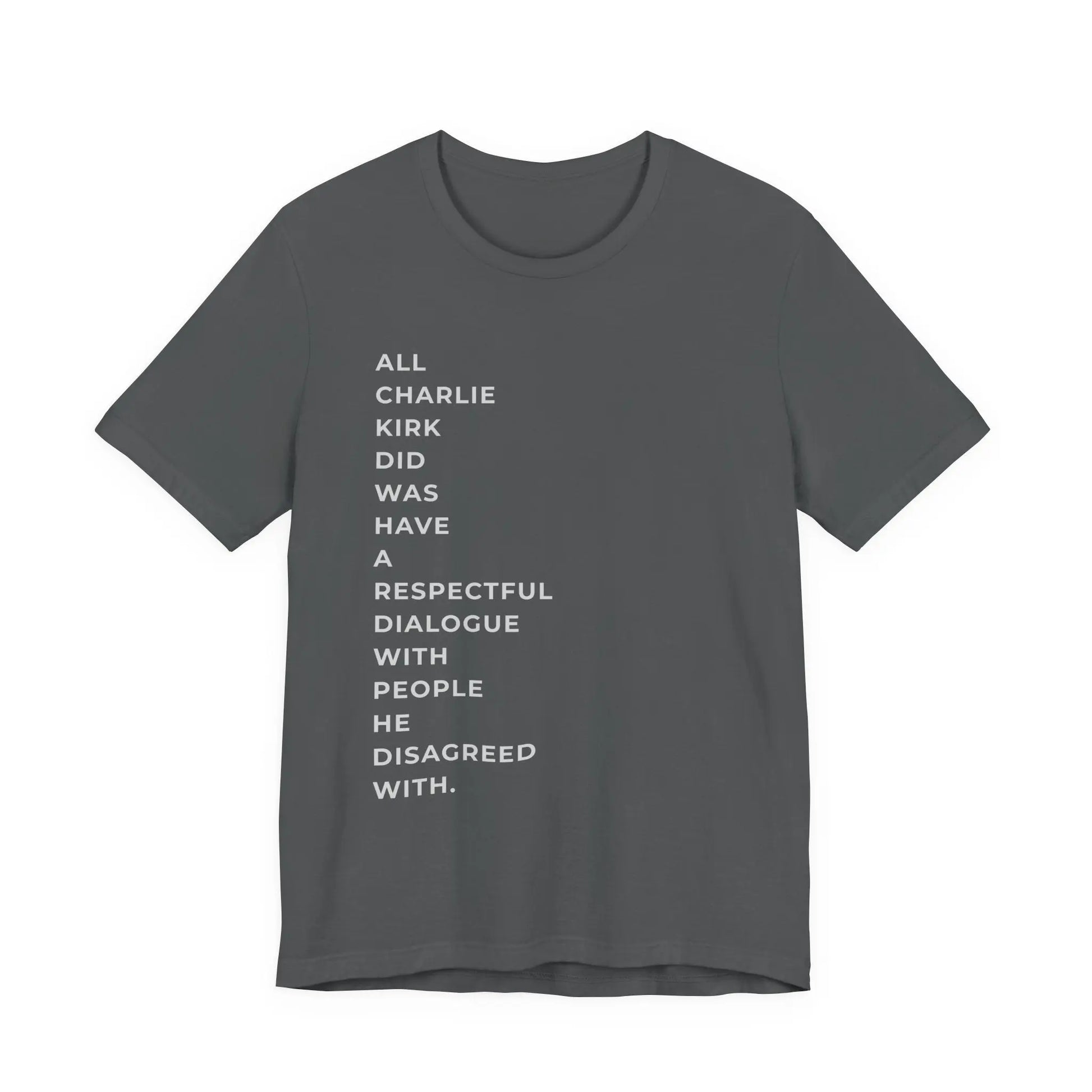 American Patriot Charlie Kirk Shirt, Unisex Tee for Rip Charlie Kirk Supporters, Political Activist Gift, Red White Blue Tee, Conservative - Galvaleos