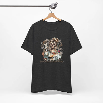 MOMBIE Fall Halloween Vibes T Shirt, Do Not Disturb Me, I'm Already Disturbed Enough, Fall Tee Printify