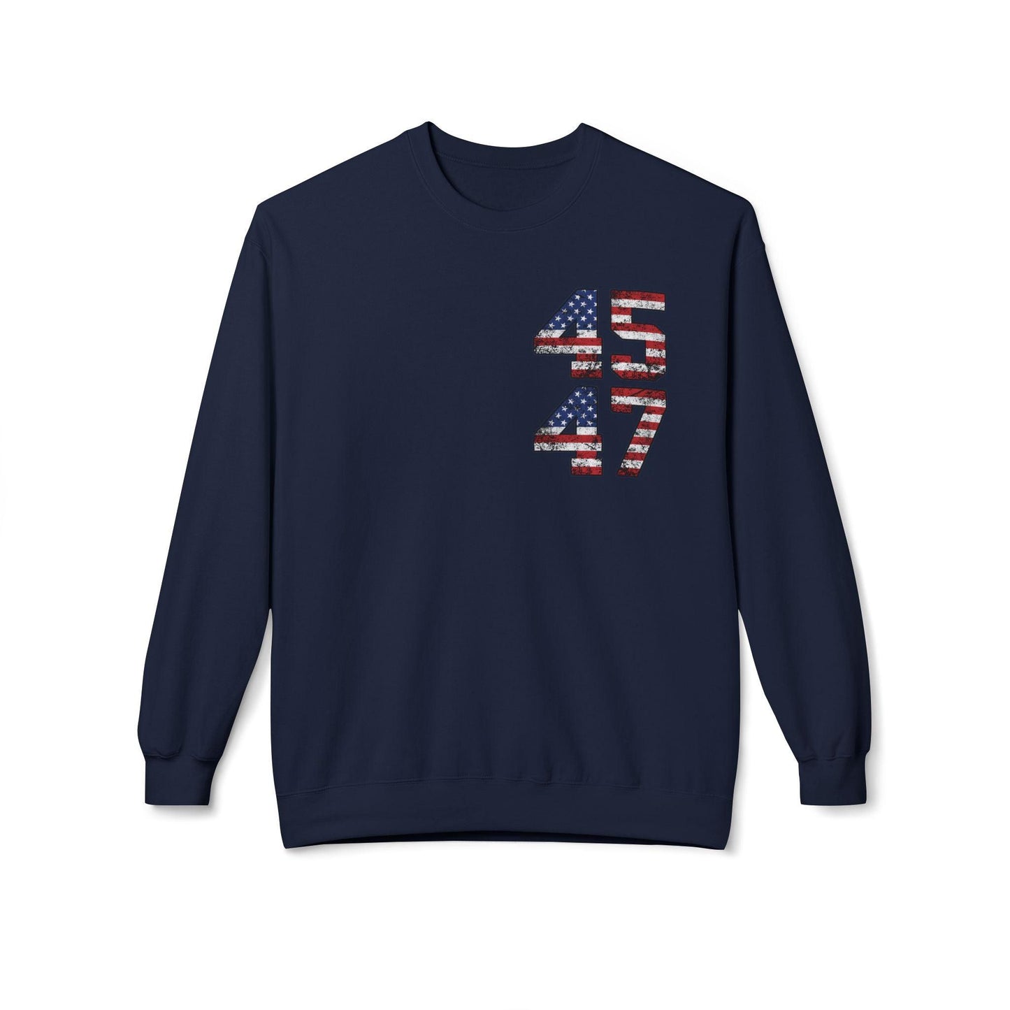 President Trump 45 47 Sweatshirt, More Coverage Than Verizon Sweatshirt, Trump Won, Landslide, soft style sweatshirt - Galvaleos Galvaleos Galvaleos Navy / S Printify Sweatshirt President Trump 45 47 Sweatshirt, More Coverage Than Verizon Sweatshirt, Trump Won, Landslide, soft style sweatshirt