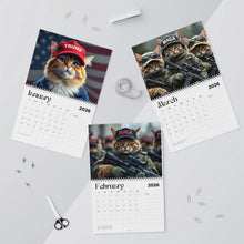 Trump Cat Wall Calendar 2026, Funny Cat Gift, Political Humor Decor, Gift for Cat Lovers, Home Office Calendar, Unique Wall Art Printify