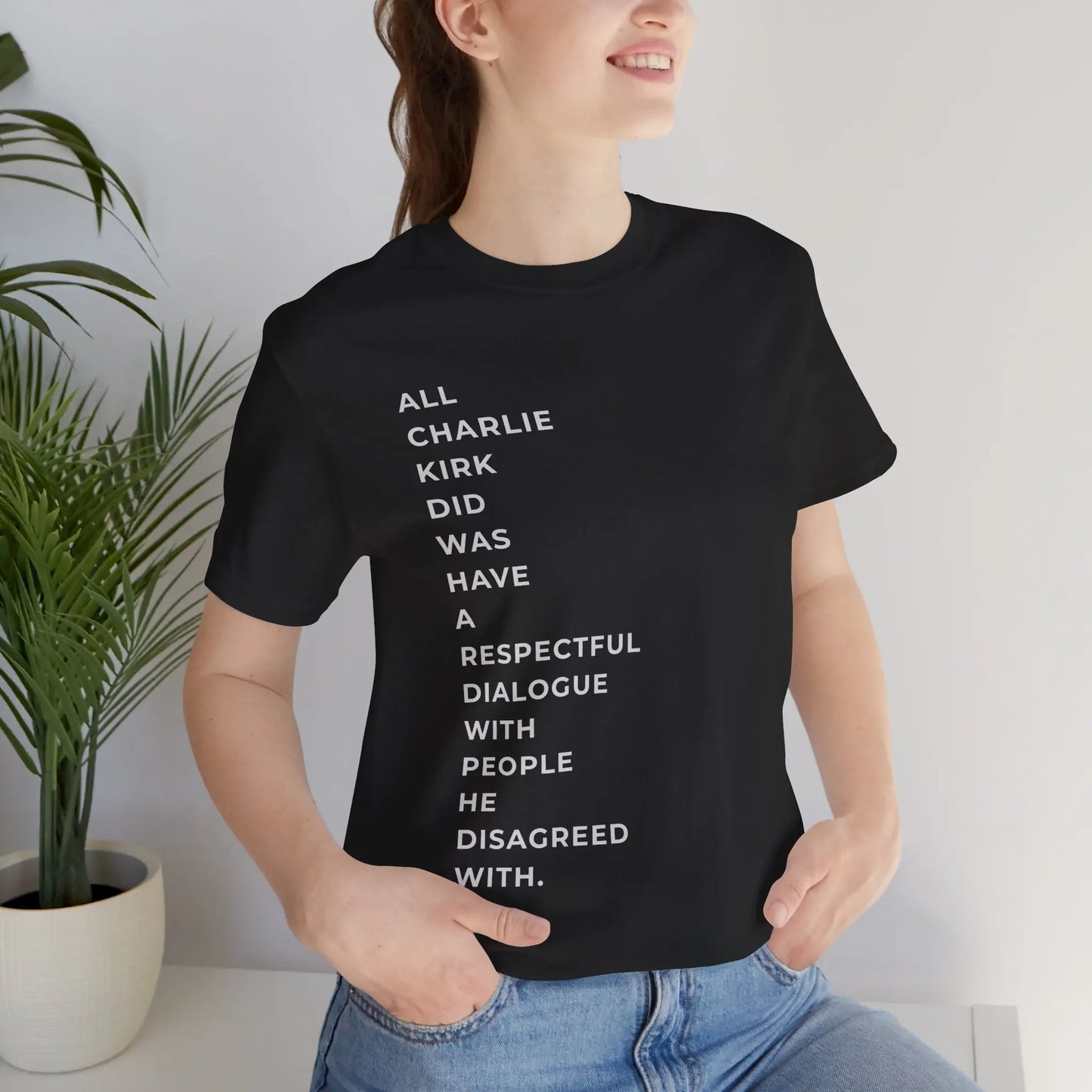 American Patriot Charlie Kirk Shirt, Unisex Tee for Rip Charlie Kirk Supporters, Political Activist Gift, Red White Blue Tee, Conservative - Galvaleos