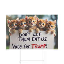 Yard Sign - Dont let them eat us. - Galvaleos Galvaleos Galvaleos 18″ x 12″ (Horizontal) Printify Home Decor Yard Sign - Dont let them eat us.