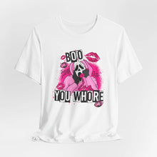Funny Halloween Unisex Tee, Boo You Whore Shirt, Halloween Costume Top, Halloween Party Tee, Halloween Graphic Tee Printify