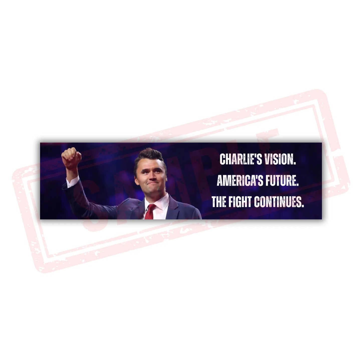 Charlie Kirk Tribute Bumper Stickers Galvaleos