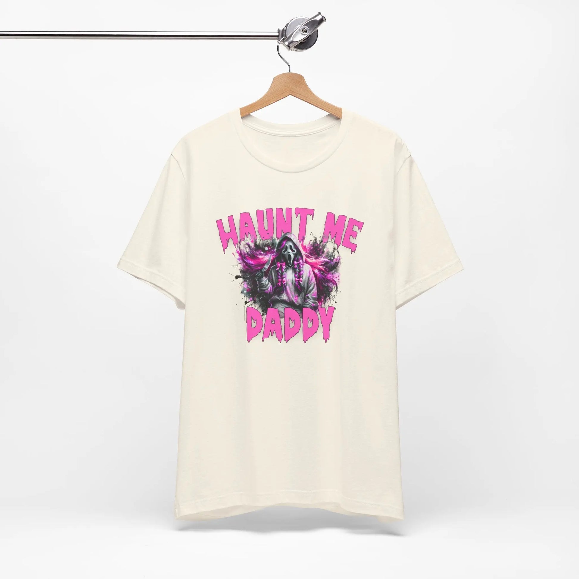 Funny Halloween Unisex Tee, Haunt Me Daddy Shirt, Fall Vibes, Halloween Costume, Spooky Graphic Shirt, Halloween Outfit Printify