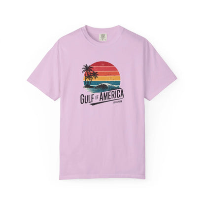 Gulf of America Garment-Dyed T-shirt, Beach Vibes Tee, Summer Apparel, Travel Shirt, Vacation Gift, Unisex Style Printify