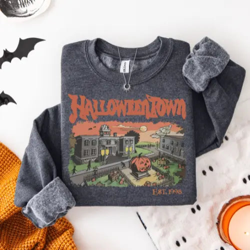 Retro HalloweenTown Sweatshirt Printify