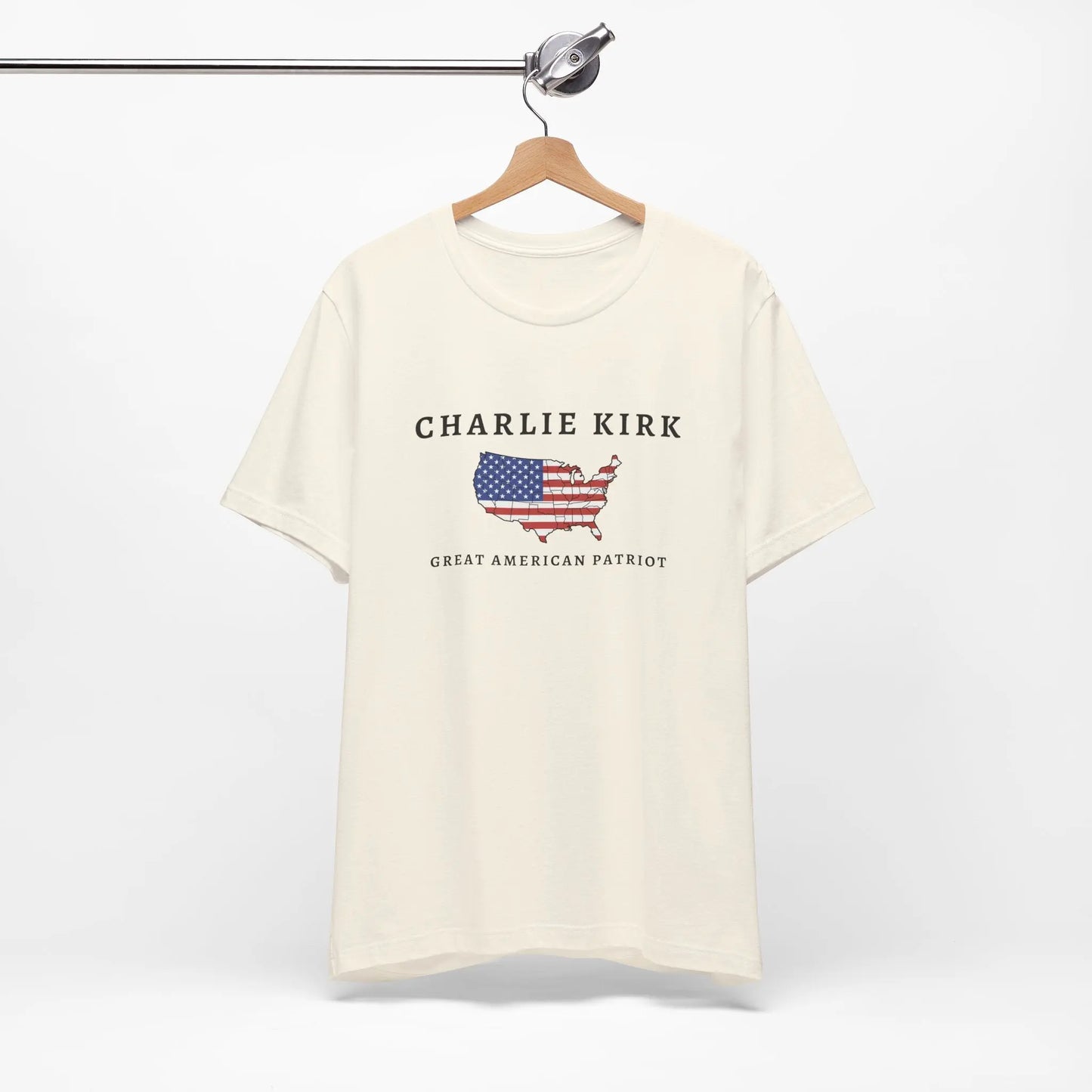Charlie Kirk Tribute Shirt, Great American Patriot Top, RIP Charlie Kirk Memorial Shirt, USA Hero Apparel Printify