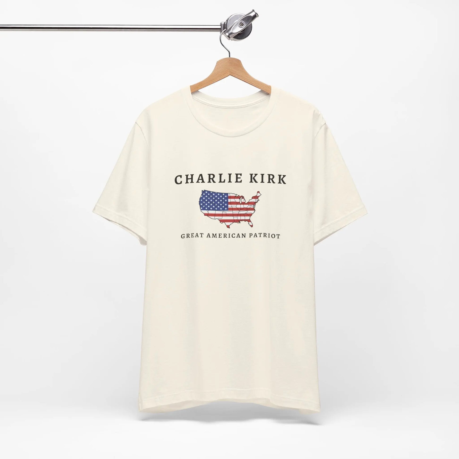 Charlie Kirk Tribute Shirt, Great American Patriot Top, RIP Charlie Kirk Memorial Shirt, USA Hero Apparel Printify