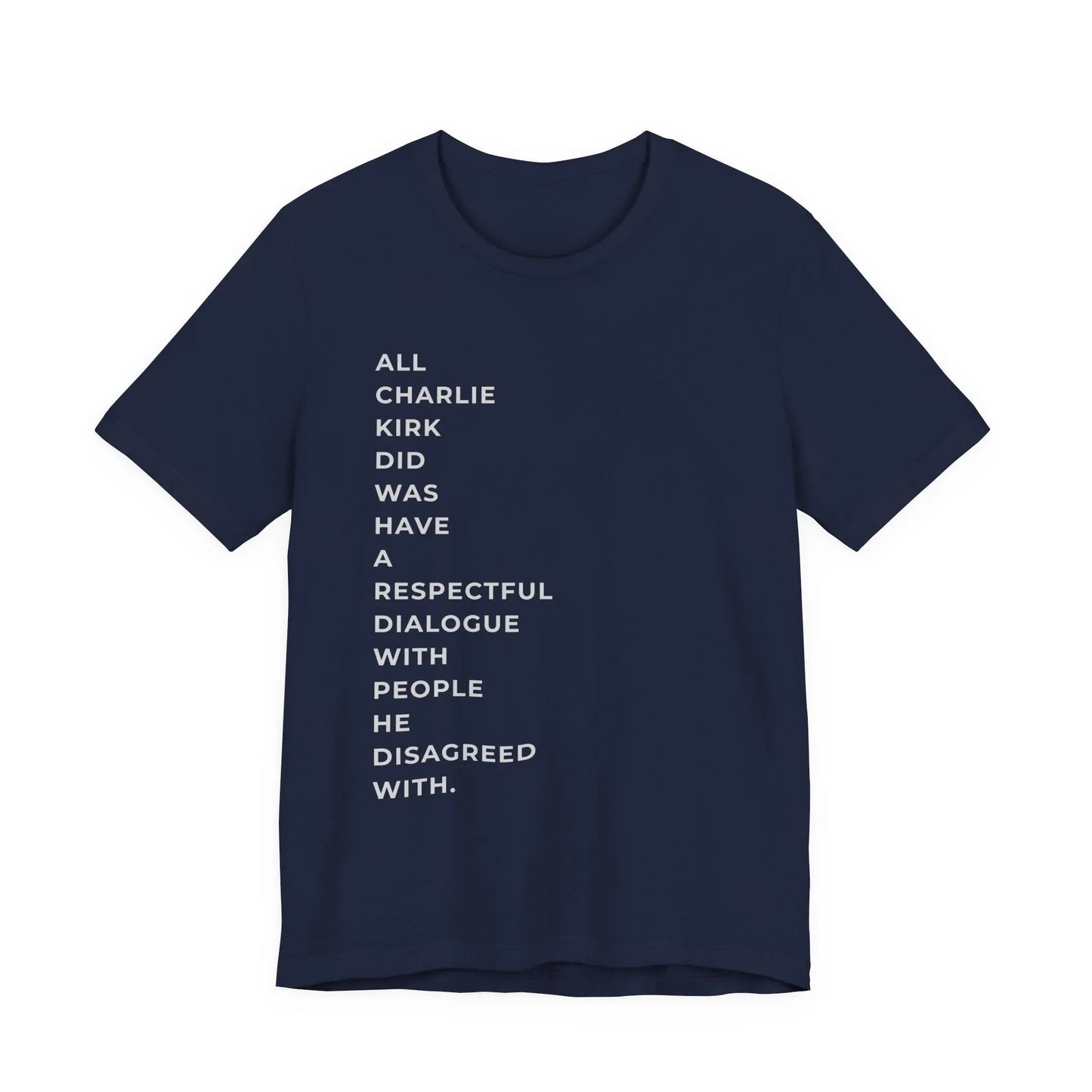 American Patriot Charlie Kirk Shirt, Unisex Tee for Rip Charlie Kirk Supporters, Political Activist Gift, Red White Blue Tee, Conservative - Galvaleos