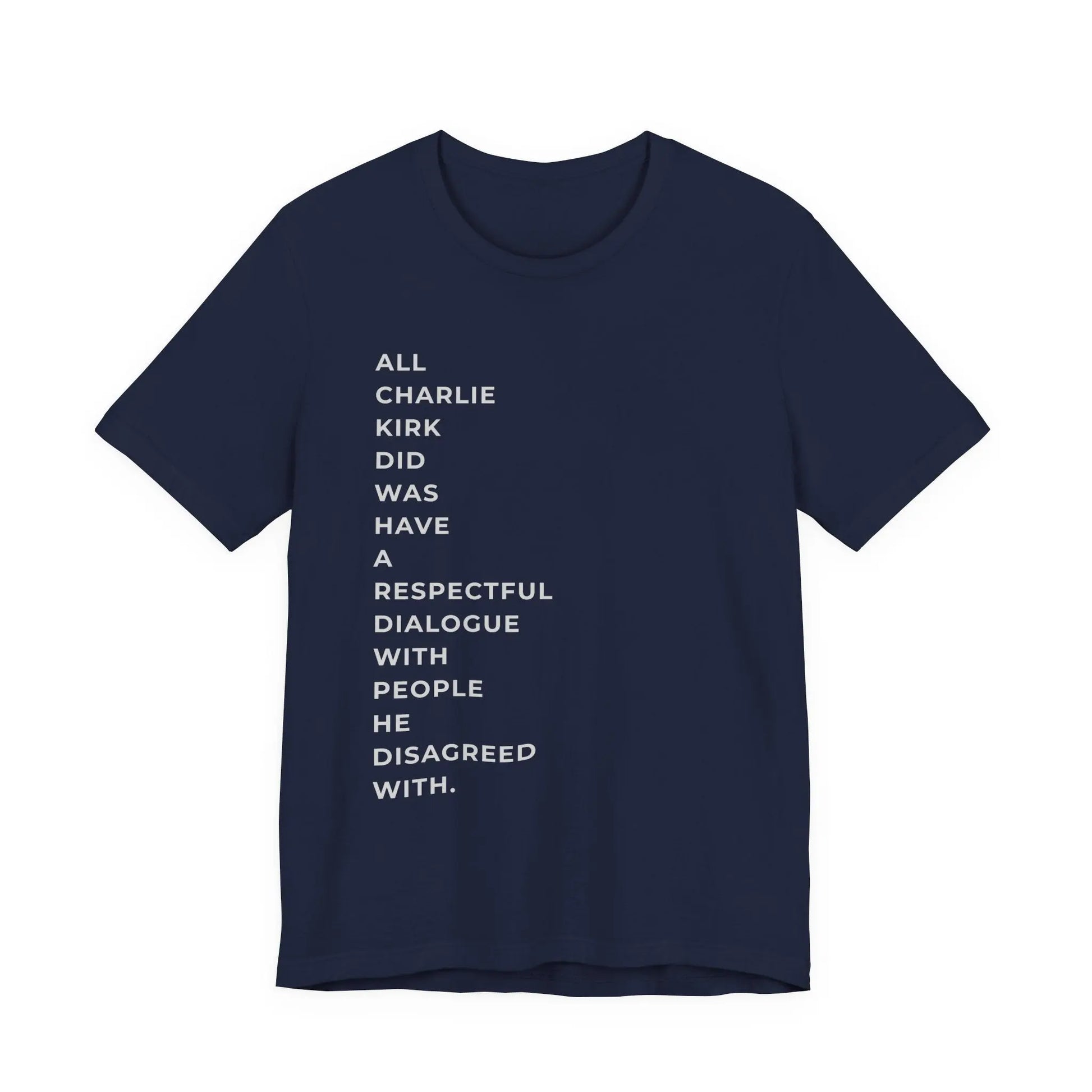 American Patriot Charlie Kirk Shirt, Unisex Tee for Rip Charlie Kirk Supporters, Political Activist Gift, Red White Blue Tee, Conservative - Galvaleos