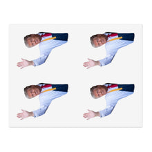 Trump Wave, McDonalds Trump, Funny Trump Stickers, Trump Presidential Election, Trump Humor Sticker Sheet - Galvaleos Galvaleos Galvaleos 11" × 8.5" / White / Die-Cut Printify Paper products Trump Wave, McDonalds Trump, Funny Trump Stickers, Trump Presidential Election, Trump Humor Sticker Sheet