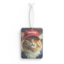 Cats for Trump Car Air Freshner, Political Car Accessory, Funny President Gift, Vehicle Scent Diffuser, Unique Novelty Item - Galvaleos Galvaleos Galvaleos 2.75'' × 4'' / Rectangle / Black Ice Printify Accessories Cats for Trump Car Air Freshner, Political Car Accessory, Funny President Gift, Vehicle Scent Diffuser, Unique Novelty Item