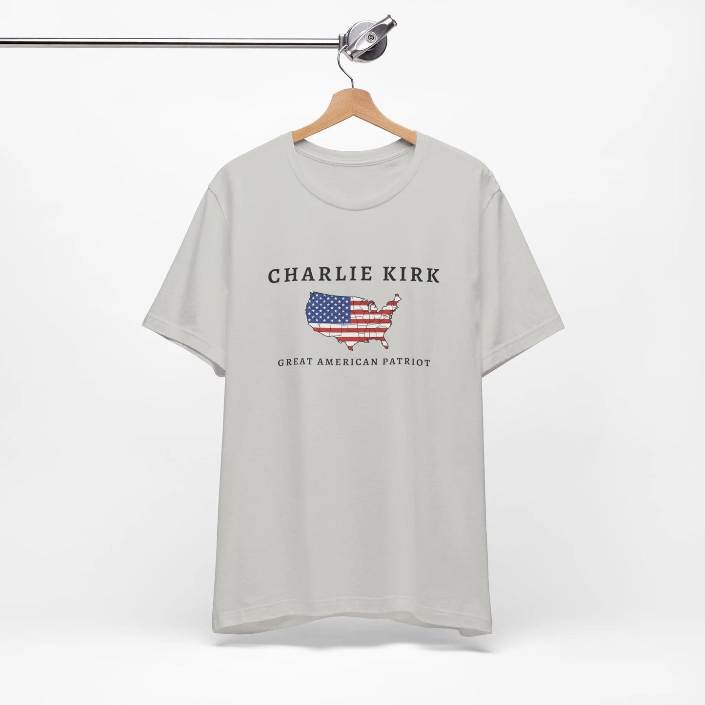 Charlie Kirk Tribute Shirt, Great American Patriot Top, RIP Charlie Kirk Memorial Shirt, USA Hero Apparel Printify