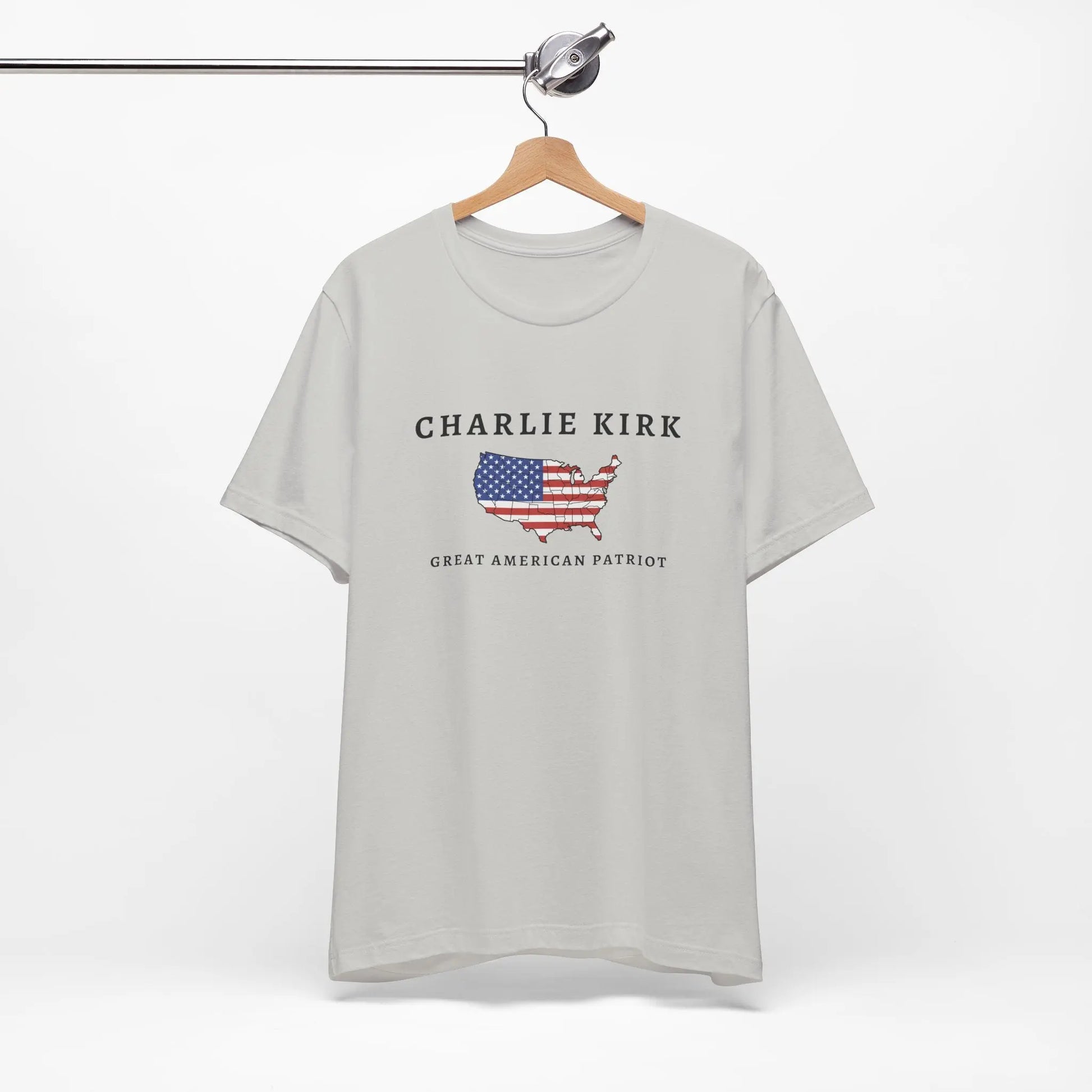 Charlie Kirk Tribute Shirt, Great American Patriot Top, RIP Charlie Kirk Memorial Shirt, USA Hero Apparel Printify
