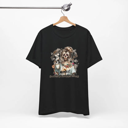 MOMBIE Fall Halloween Vibes T Shirt, Do Not Disturb Me, I'm Already Disturbed Enough, Fall Tee Printify
