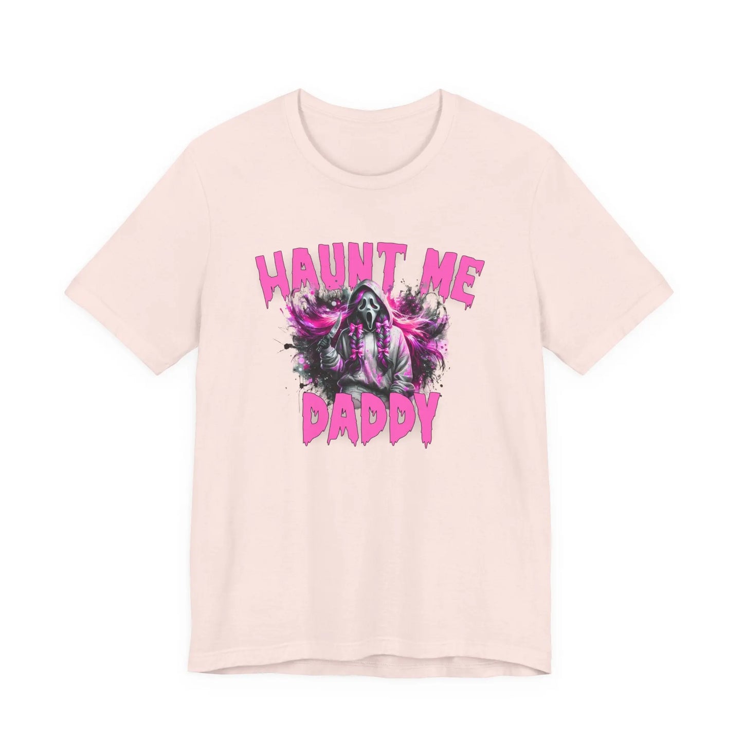 Funny Halloween Unisex Tee, Haunt Me Daddy Shirt, Fall Vibes, Halloween Costume, Spooky Graphic Shirt, Halloween Outfit Printify