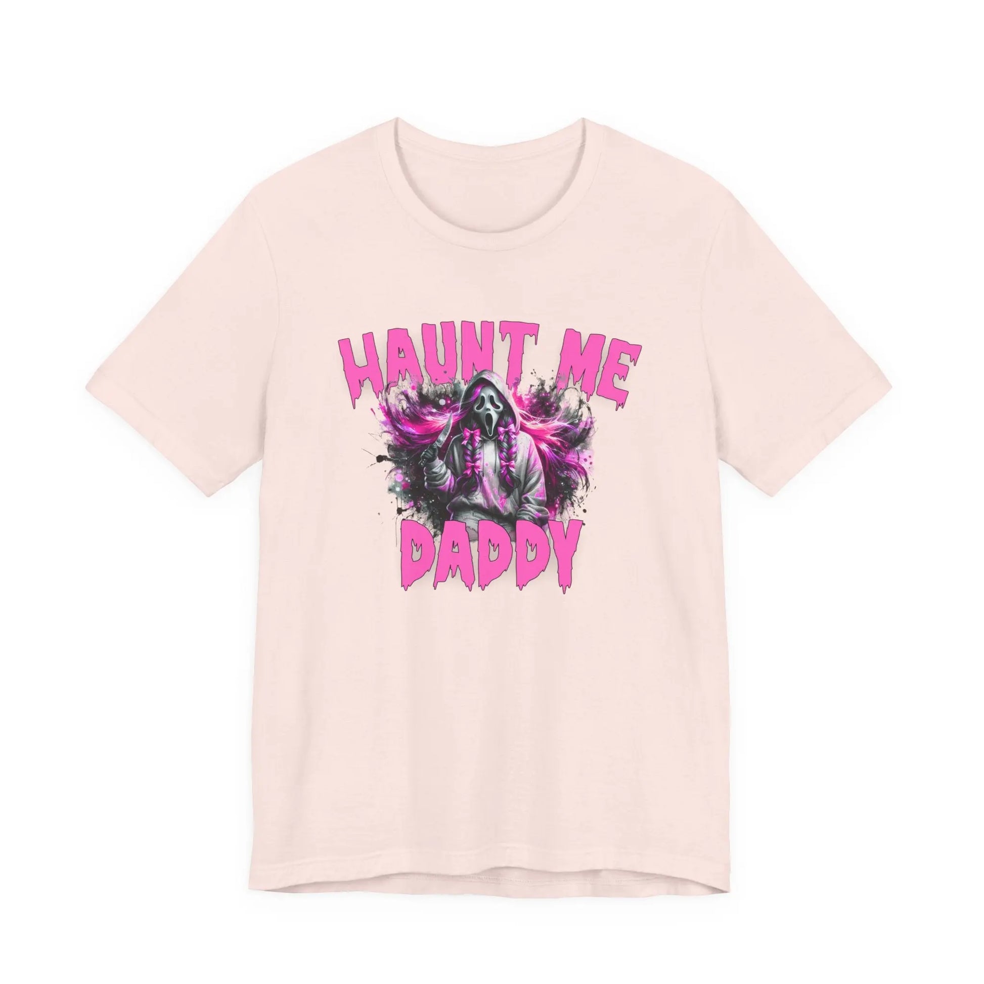 Funny Halloween Unisex Tee, Haunt Me Daddy Shirt, Fall Vibes, Halloween Costume, Spooky Graphic Shirt, Halloween Outfit Printify