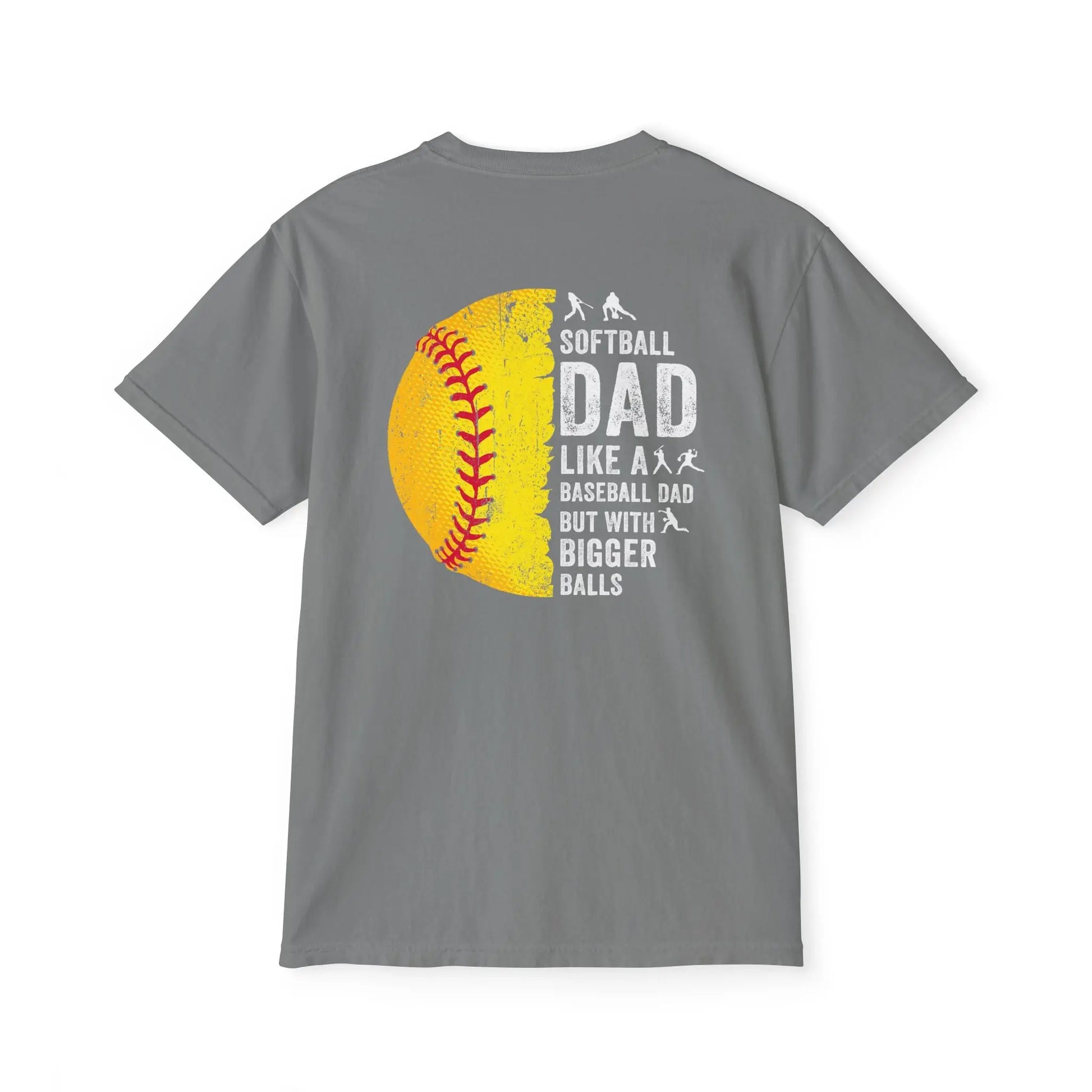 Softball Dad Pocket T-Shirt, Unisex Athletic Tee, Fun Gift for Sports Lovers, Father's Day Shirt, Casual Everyday Wear Printify