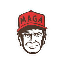 Trump MAGA Kiss-Cut Vinyl Decal Sticker, Bumper Sticker, USA President Supporter Gift, Trump Car Window Cling Decor,