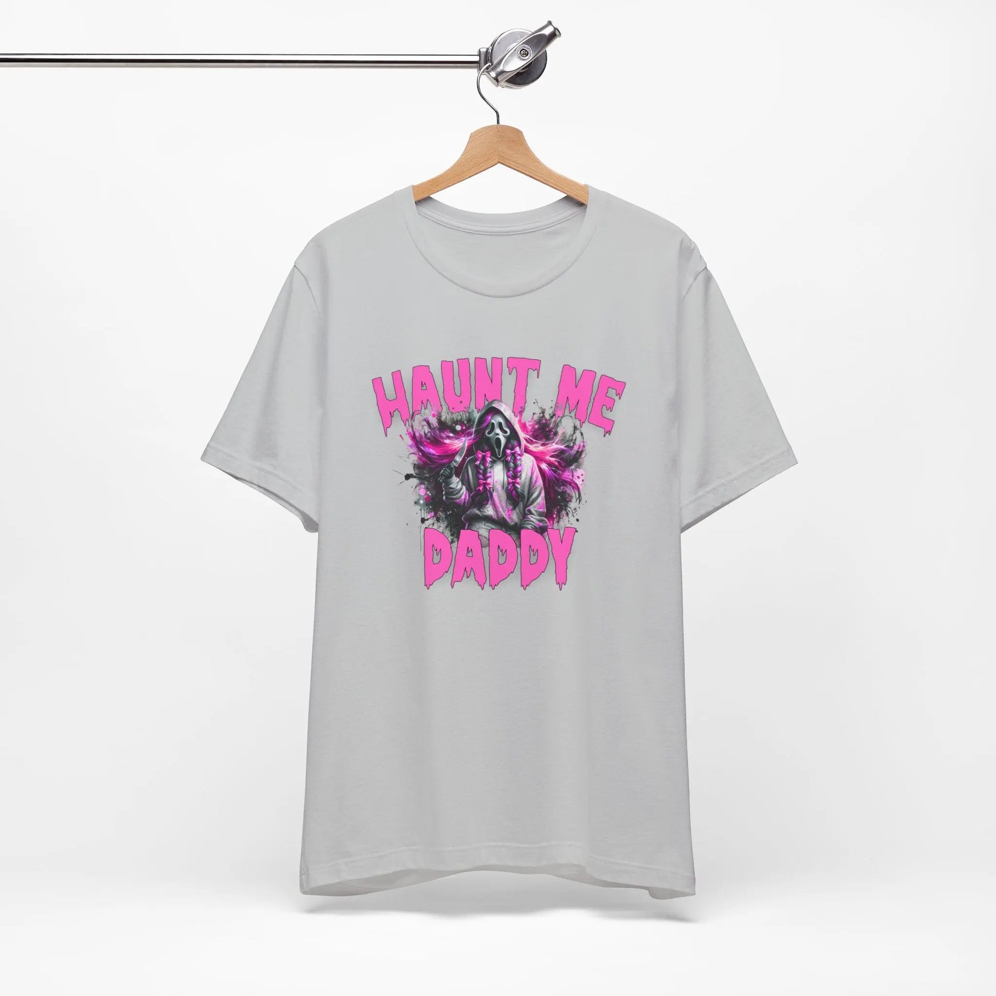 Funny Halloween Unisex Tee, Haunt Me Daddy Shirt, Fall Vibes, Halloween Costume, Spooky Graphic Shirt, Halloween Outfit Printify