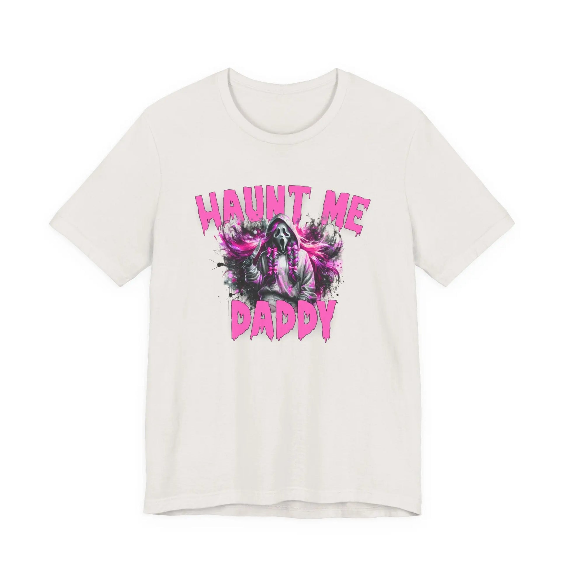 Funny Halloween Unisex Tee, Haunt Me Daddy Shirt, Fall Vibes, Halloween Costume, Spooky Graphic Shirt, Halloween Outfit Printify